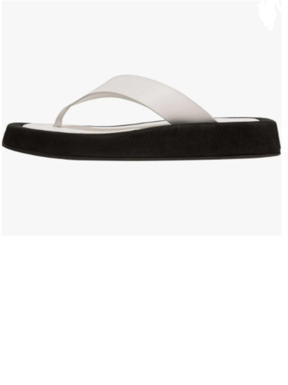 FOWT White Round Toe Flip Flops Wedge Low Heel Mule Slippers Casual Indoor Shoes